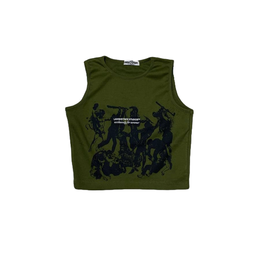 Greek Attic Ribbed Top